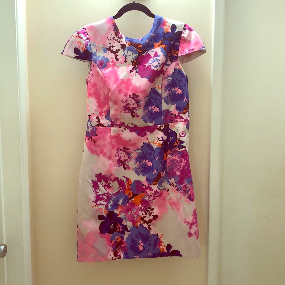 Spring satin dress